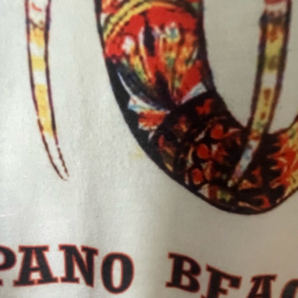 Pompano Beach Ladies Cream Beach Tank Top - Picture 7 of 9